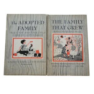 The Adopted Family and The Family That Grew Book Set Staging Decor Adoptive Pare